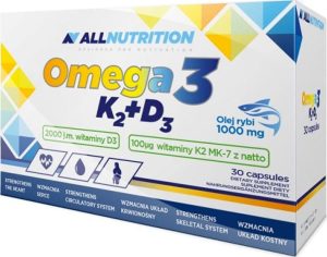 Allnutrition Omega 3, K2+D3 30 capsules