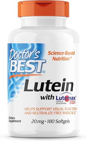 Doctor's Best Lutein with Lutemax 2020 20mg 180 softgels