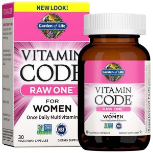 Garden of Life Vitamin Code RAW ONE for Women 30 vcaps
