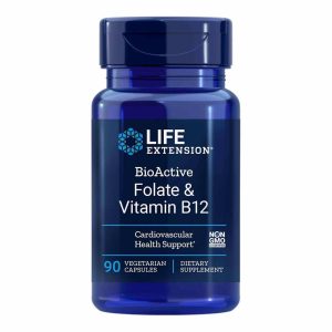 Life Extension BioActive Folate & Vitamin B12 90 vcaps